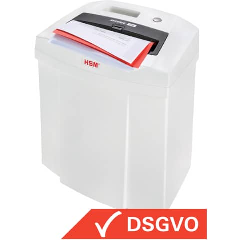 Distruggidocumenti uso moderato HSM SECURIO C14 – P-4 – 20 L – taglio a frammenti 4×25 mm – bianco – 2253111