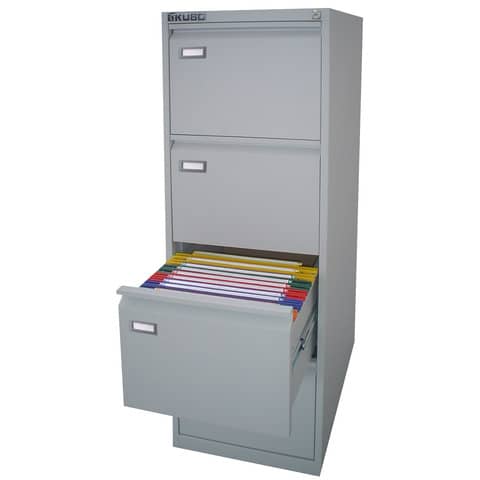 Classificatore per cartelle sospese KUBO – 4 cassetti 46x62x132 cm grigio 4004