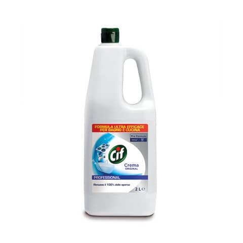 Crema sgrassante professionale Cif bianco Flacone 2 litri – 7508633