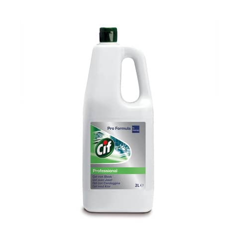 Detersivo in gel con candeggina Cif bianco Flacone 2 litri – 101103287