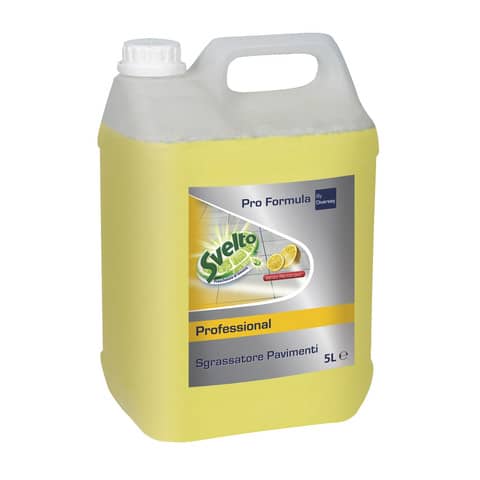 Sgrassatore pavimenti professionale fragranza limone Svelto tanica 5 L giallo – 7514364