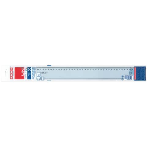 Riga ARDA Uni polistirolo termoresistente fumé ottico trasparente 50cm – 28950SS