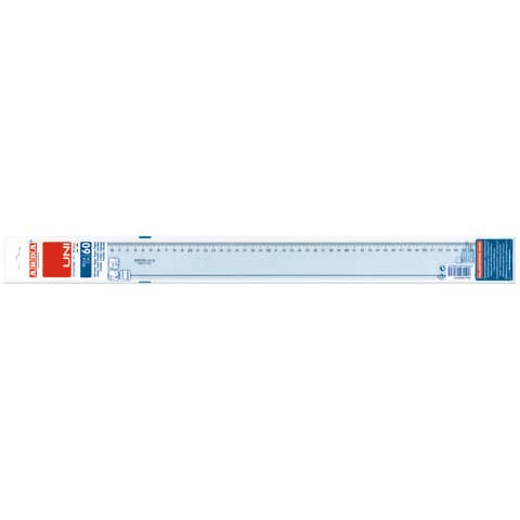 Riga ARDA Uni polistirolo termoresistente fumé ottico trasparente 60cm – 28960SS