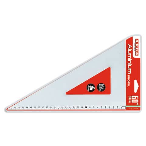 Squadra ARDA Linea Profil alluminio 60° 30 cm 18132