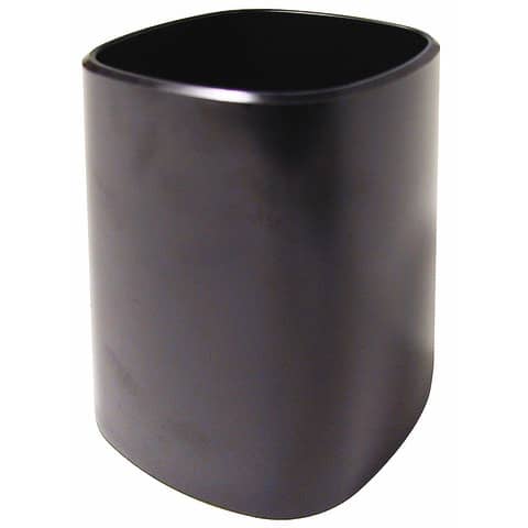 Portapenne ARDA in polistirolo nero opaco – 6,5×6,5×9,5 cm – 4111N