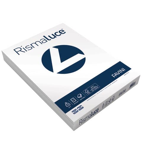 Carta per fotocopie A3 Favini Rismaluce Bianca 140 g/m² Risma da 200 fogli – A650213