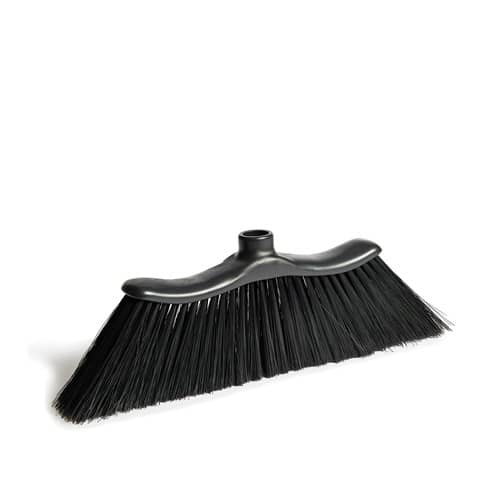Scopa per interni ed esterni Perfetto Factory Onda 37x4x12 cm coccia nera / setole nere – 0050E