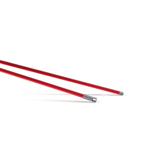 Manico metallico Perfetto Factory Vital 130 cm rosso 0032