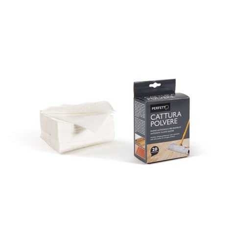 Panni catturapolvere Perfetto 22×28 cm. bianco Conf. 20 pezzi – 0260I