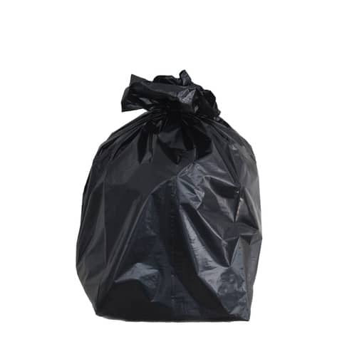 Sacchi immondizia per rifiuti inorganici 97 L 70×110 cm – 33 µm nero – conf. 300 pezzi – 20320