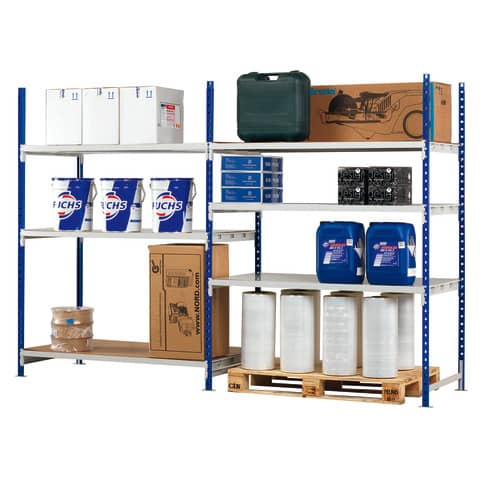 Modulo aggiuntivo per scaffalatura Paperflow RANG’ECO+ regolabile 100x80x200 cm blu – K603181