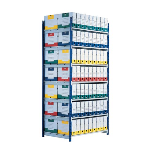 Modulo base scaffalatura Paperflow RANG’ECO regolabile 100x68x200 cm blu – K605170