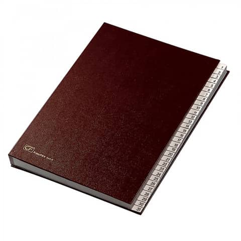 Classificatore numerico 1-31 FRASCHINI 24×34 cm in dermoide con dorso espandibile blu – 643-E-DB