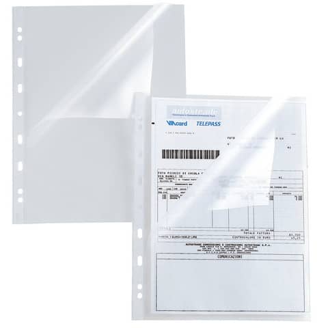 Buste a L in PP buccia Sei Rota Atla A 150 – alto spessore trasparente 22×30 cm conf. 25 pezzi – 662216