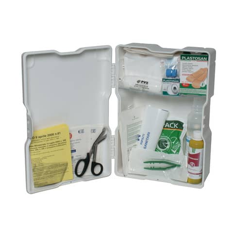 Armadietto Pronto Soccorso PVS 2 vani – 1 ripiano amovibile bianco 2 persone cps519