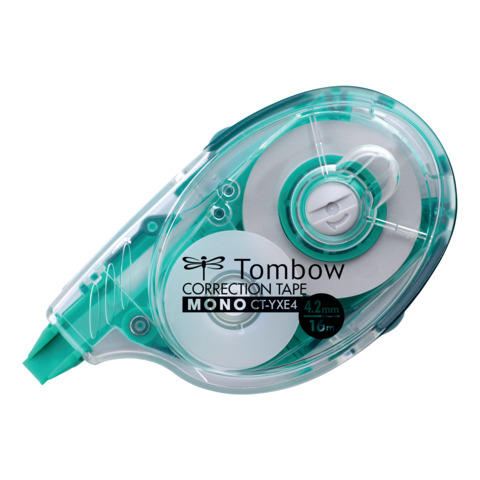 Correttore a nastro Tombow Mono Easy Write Tape bianco – 4,2 mm x 16 m – PCT-YXE4