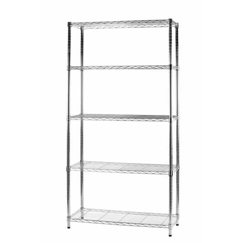 Scaffale a 5 ripiani Serena Group Archimede in acciaio grigio – ZN1436-5
