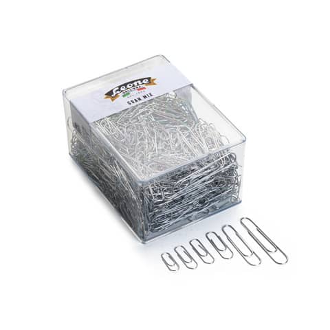 Fermagli Leone Dell’Era filo zincato ritrafilato Gran Mix misure assortite zinco brillante scatola da 500 g FZ500GMIX