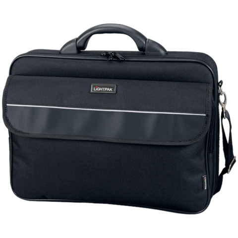 Borsa portacomputer Lightpak ELITE in poliestere nero S fino a 15,6” nero – 46110