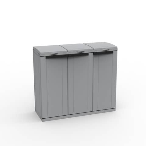 Armadietto a tre ante raccolta rifiuti TERRY EcoLine 3 – compatibile con contenitori serie ecobin – 1003056