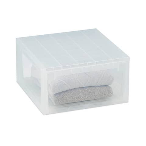 Cassetto multiuso TERRY Light L 23 lt. trasparente – 39×39,6×21,3 cm 1001384