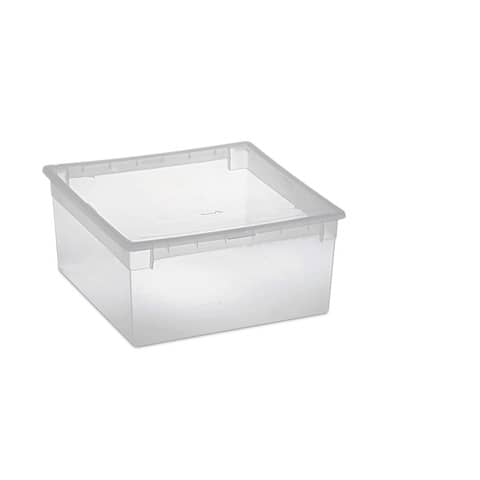 Contenitore multiuso TERRY Light Box L 23 lt. trasparente 37,8×39,6×18,5 cm 1001380
