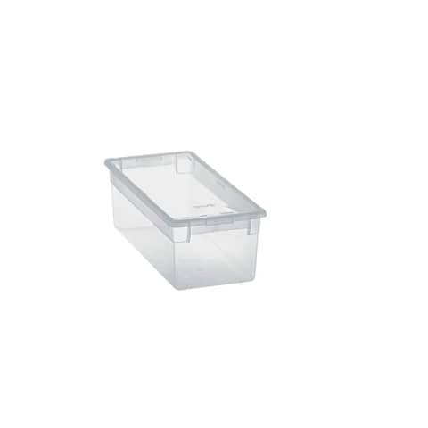 Contenitore multiuso TERRY Light Box S 7 lt. trasparente 17,8×39,6×13,2 cm 1001378