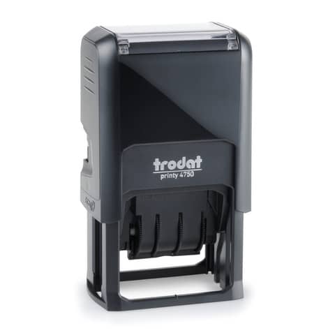 Datario autoinchiostrante con testo RICEVUTO TRODAT PRINTY ECO 4750/L in plastica 41×24 mm blu-rosso – 141383