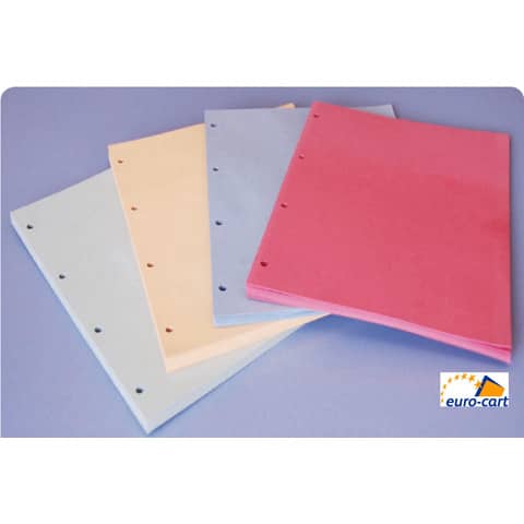 Divisori in cartoncino Manilla con fori EURO-CART 23×30 cm azzurro confezione da 100 pz. DM04AZ C/FORI_DESK