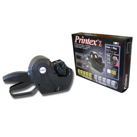 Prezzatrice”Taglio prezzo/Sconto/Prezzo scontato” Printex 2 linee 1 prezzatrice+ 10 rotoli + 1 inkrool nero- pz172619nntk
