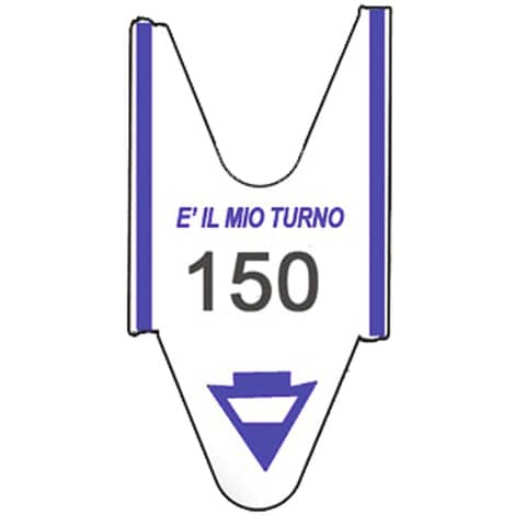 Rotolo tagliandi per eliminacode Printex 2000 tagliandi a 3 cifre blu conf. 5 rotoli – TR/ROLL/BLU3