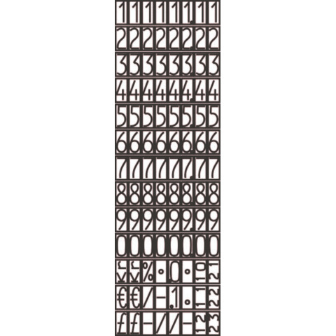 Prezzatrice Avery 1 linea – 8 caratteri nero PL1/8