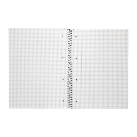 Quaderno spiralato Q-Connect A4 – 80 ff 70 g/m² – quadretti 5 mm – KF01981