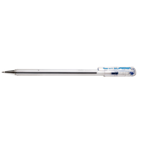 Penna a sfera con cappuccio Pentel Superb 0,7 mm blu BK77-C