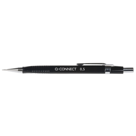Matita meccanica a mine Q-Connect 0,5 mm con clip e pulsante in metallo conf. 10 pezzi – KF01937