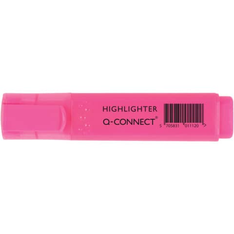 Evidenziatore Q-Connect 1,5-5 mm rosa  KF01112