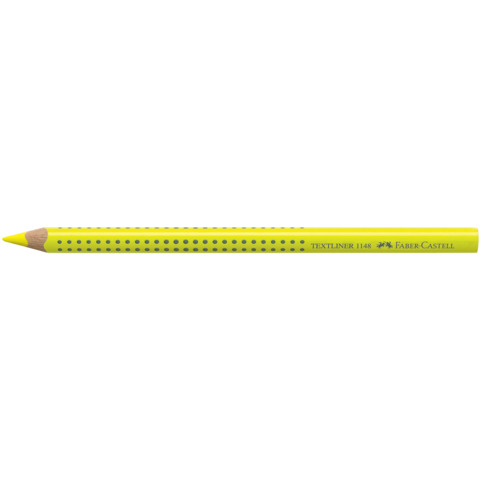 Matita evidenziatore Faber-Castell Textliner Dry 1148 Grip Jumbo  giallo fluo – 114807