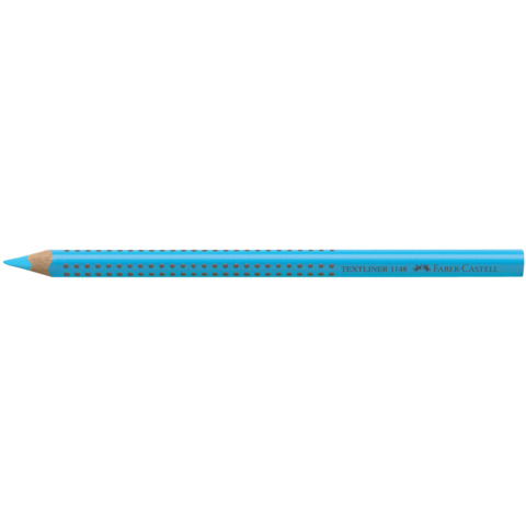 Matita evidenziatore Faber-Castell Textliner Dry 1148 Grip Jumbo  blu fluo 114851