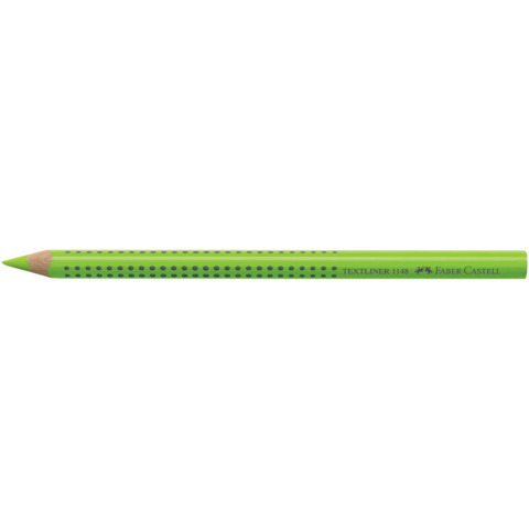 Matita evidenziatore Faber-Castell Textliner Dry 1148 Grip Jumbo verde fluo – 114863