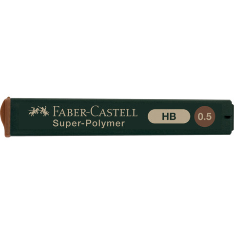 Astuccio 12 mine HB Faber-Castell Super Polymer 0,5 mm 120500