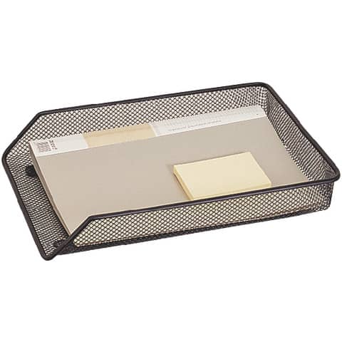 Vaschetta portadocumenti Q-Connect 35x27x H.3 cm – caricamento frontale nero – KF00858