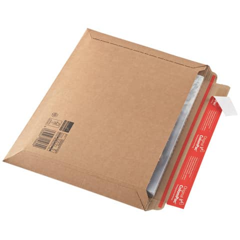 Busta per spedizioni ColomPac in cartone F-flute f.to 35,3×25 cm avana CP015.04