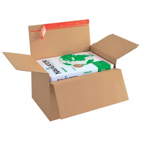 Scatola automontante ad altezza variabile ColomPac f.to 45×32,5×19-31 cm avana – CP141.301