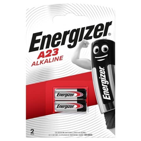 Micro batterie alcaline ENERGIZER A23/E23A conf. da 2 – E301536300