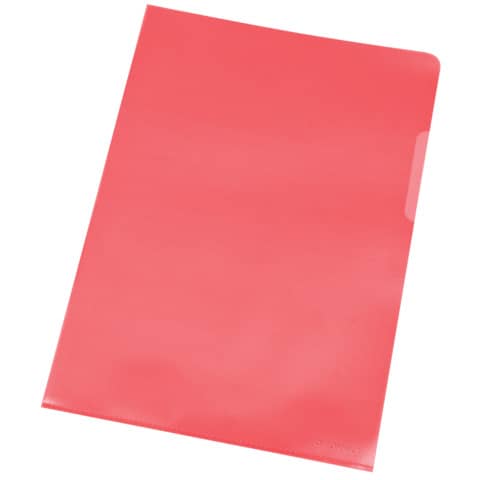 Buste a L Q-Connect PPL A4 rosso – conf. da 100 – KF00306