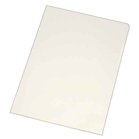 Cartellina a L Q-Connect ppl A4 trasparente opaco conf. da 100 – KF00310
