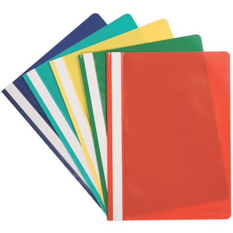 Cartellina ad aghi Q-Connect A4 – PP in conf. da 5 colori assortiti – KF01464