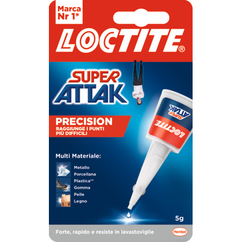 Colla Loctite Super Attak Precision 5 g trasparente 2986109