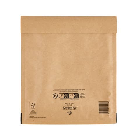 Buste imbottite Mail Lite® Gold E 22×26 cm Avana minipack 10 pz. – 103041282
