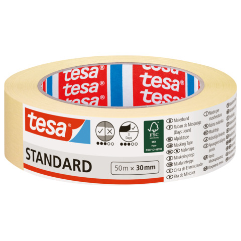 Nastri per mascheratura tesa in carta standard 30 mm x 50 m 05087-00000-02